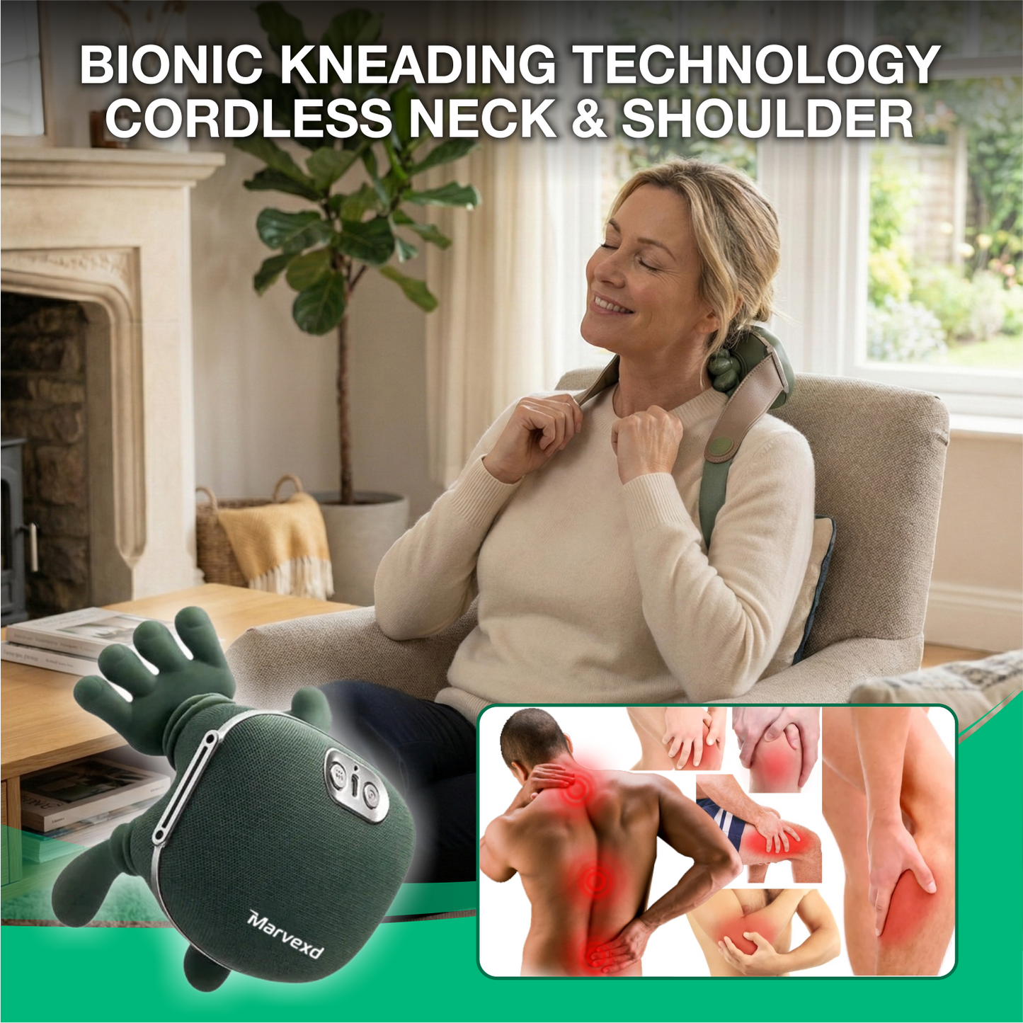Marvexd™ – Bionic Hand Neck & Shoulder Massager